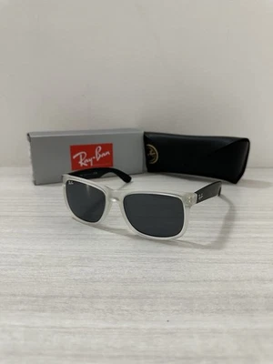Ray-Ban Justin Color Mix Matte Transparent/Grey 54 mm Sunglasses RB4165 651287 - Imagen 1 de 4