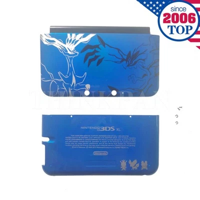 Replacement Housing Cover for 2015 Nintendo 3DS XL Shell Top Bottom Pokemon Blue - Image 1 of 4