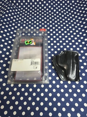 GALCO STINGER RIGHT HAND LEATHER BELT HOLSTER OWB RUGER LC9 BLACK #SG636B - Image 1 of 4