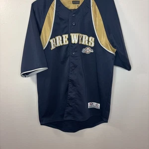 Milwaukee Brewers True Fan Blank Baseball Jersey Men's XL - Picture 1 of 3