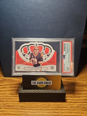 2020 Panini Chronicles - Crown Royale Joe Burrow #CR-1 (RC) PSA 9 - Image 1 of 2