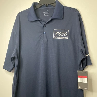 Polo para Hombres Nike Dri Fit Nuevo con Etiquetas Penn State Finance Society Bordado L Golf 24x30 Foto 1 de 4