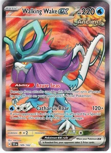 Walking Wake ex - 189/162 Pokemon SV05: Temporal Forces Holo Ultra Rare NM - Picture 1 of 2