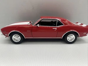 1/18 WELLY 1968 Red w White Stripes Chevy Camaro Z28 jm #12553 NO BOX! - Picture 1 of 21