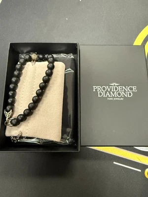 David Yurman Spiritual Bead Bracelet Onyx & Sterling Silver 8" Brand New Boxed - Image 1 of 4