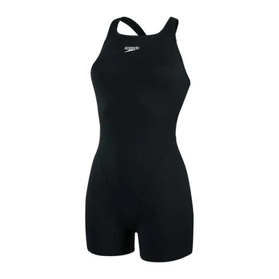Speedo Badeanzug mit Bein und Bustier Schwimmanzug Damen Frauen Myrtle Legsuit