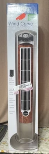 Ventilador de torre curva de viento Lasko 2554 con control remoto e ionizador de aire fresco - Imagen 1 de 7