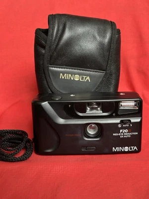 Minolta F20R 35mm Film  Point & Shoot Camera - Tested & Working - Image 1 of 4