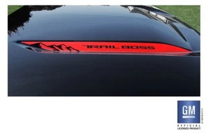 Chevy Silverado Red Trail Boss Mountains Hood Decals 2019-2026 Set of 2 - Imagen 1 de 5