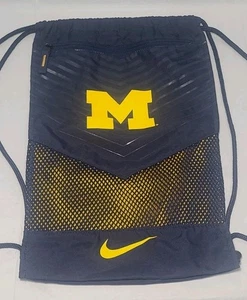 Nike Michigan Wolverines You're a Wolverine Train Like One Training Gymsack Used - Picture 1 of 10
