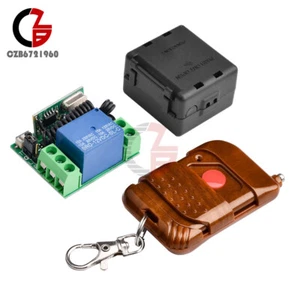 DC 12V 10A Relay 1CH Wireless RF Remote Control Switch Transmitter+ Receiver - Picture 1 of 13