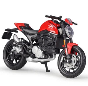 MAISTO 1:18 Ducati 2021 Monster+ MOTORCYCLE BIKE DIECAST MODEL TOY NEW IN BOX - Picture 1 of 6