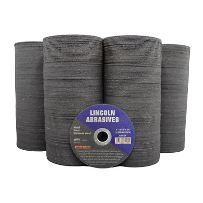 500PK 4" x 1/16" x 5/8" Cut-off Wheels, Stainless Steel Metal Cutting Discs - Image 1 of 4