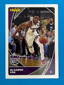Panini NBA 2020-21 2021 Card n.21 De'Aaron Fox (Sacramento Kings) - Imagen 1 de 1