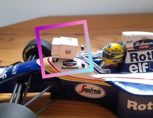 Williams 1:18 scale Monitor /TV Computer White F1 diorama Senna Hill Pits - Picture 1 of 4
