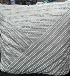 Hotel Collection Channels Decorative Pillow, 20" x 20" New - Picture 1 of 4
