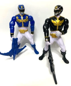 power rangers Figure mega force battle morphin ranger Bandai black blue  (D4) - Picture 1 of 4