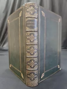 1835 SKETCHES BY SEYMOUR Vol I-5 ILLUSTRATED 180 Plates MOROCCO FINE BINDING - Imagen 1 de 12