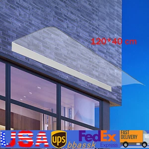 Door Window Awning Canopy Porch Sunshade Shelter Patio Roof Rain Cover Outdoor - Picture 1 of 12