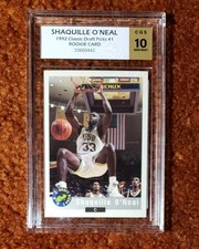 *SHAQUILLE O'NEAL* 1992-93 Classic Draft Picks #1 *CGS 10* RC Rookie Card 