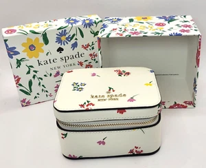 New Kate Spade Staci Garden Bouquet Boxed Jewelry Holder Cream Multi KB529 P1 - Picture 1 of 17