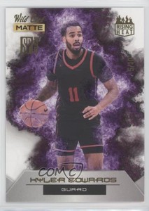2022 Wild Card Matte SP Exclusive White Background - Purple /10 Kyler Edwards