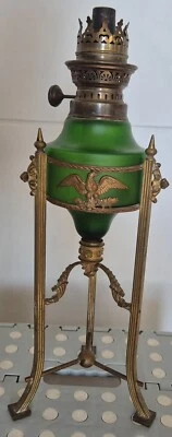 Ancienne Lampe a pétrole XIXéme Empire Napoléon - Photo 1/4