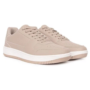 Crosshatch Casimiro Mens Cushioned Everyday Trainers Smart Casual Sneakers Beige - Picture 1 of 3