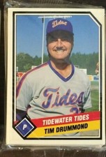 1989 TCMA TIDEWATER TIDES-Mets  Minor League Complete UNOPEN Team Set  F6105516