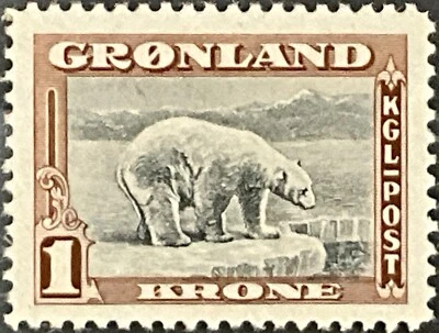 [OOS] Groenlandia #Mi014 MH 1945 Oso polar Ursus maritimus Nueva York [16] Foto 1 de 2