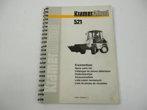 Kramer Allrad 521 Radlader Ersatzteilliste Bildkatalog Spare Parts List 2002 - Bild 1 von 3