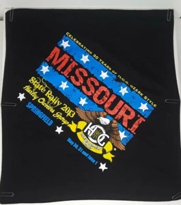 Missouri State Rally Harley Owners Group HOG 1993-2013 30 YR Bandana 21x21 NICE - Picture 1 of 10