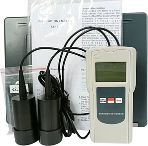 Medidor de transmitancia de luz portátil medidor de tinte de ventana con rango de 0 ~ 100 % para automóvil - Imagen 1 de 16