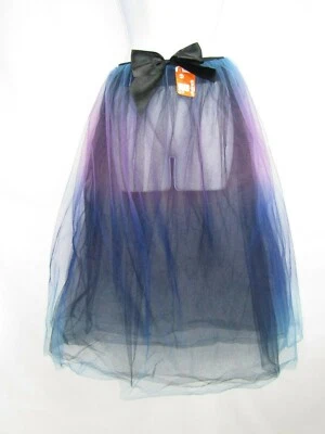 Claire's Ombre Aqua/Púrpura/Negro Falda Tul Tutú Disfraz Halloween Para Mujer  Foto 1 de 4