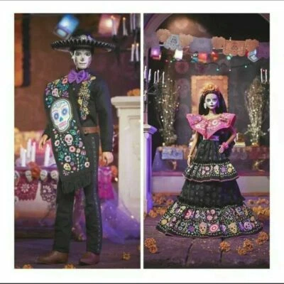 ✅🔥BARBIE & KEN DIA DE LOS MUERTOS DOLL SET - DAY OF THE DEAD 2021 - *IN HAND* - Image 1 of 4