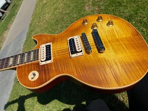 2007 Gibson Les Paul Standard Faded Honeyburst Tea Burst Flametop 7.4 lbs - Picture 1 of 24