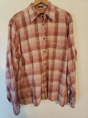 Vtg Acorn by Bob Goldfeder size large floral  Up Shirt Mens Western - Image 1 of 4