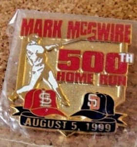 St. Louis Cardinals San Diego Padres Mark McGwire 500th Home Run August 5, 1999 - Picture 1 of 4