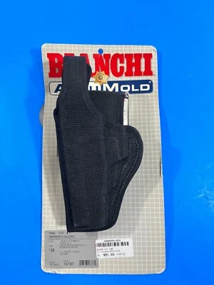 BIANCHI ACCUMOLD DEFENDER 7120 DUTY HOLSTER 13B GLOCK 20 21 LARGE 4" Auto LEFT - Image 1 of 2