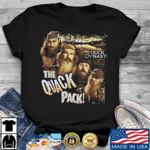 Camisa Duck Dynasty Para Hombres Quack Pack Negra Unisex Camisa B260 - Imagen 1 de 3