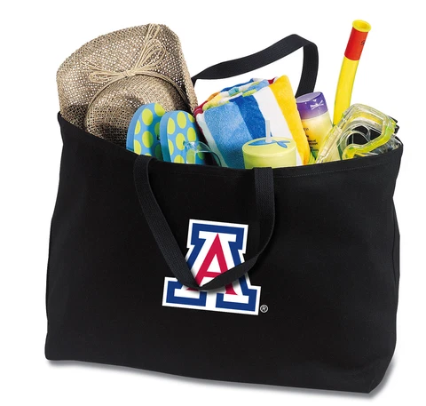 Arizona Tote Bag LARGE UA Wildcat Grocery Shopper Bags JUMBO Beach Shopping Tote Cover