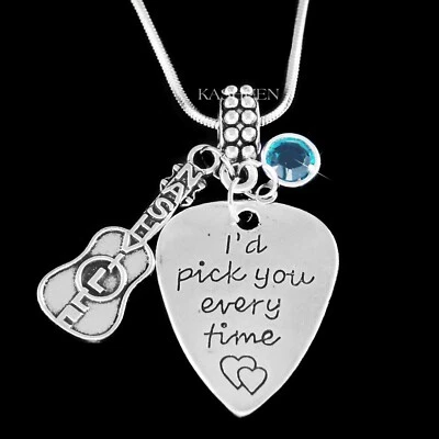 Plettro I'D Scegliere You Ogni Volta Cuore Amore Nashville Chitarra Tennessee - Immagine 1 di 4