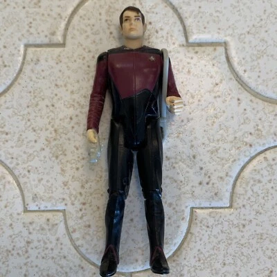 Figura 1988 Star Trek: The Next Generation TNG Galoob Commander William Riker Foto 1 de 4