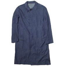 EDIFICE Japan Cotton silk dungaree denim bal collar coat 48 green spring outer