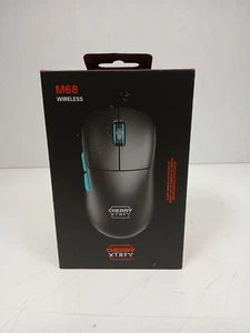 Cherry XTRFY M68 Wireless Gaming Mouse, Black     *Bluetooth does not work* - Afbeelding 1 van 11