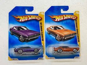 HOT WHEELS 2009 NEW MODELS '69 MERCURY COUGAR ELIMINATOR #8/42 LOT OF 2 - Picture 1 of 9