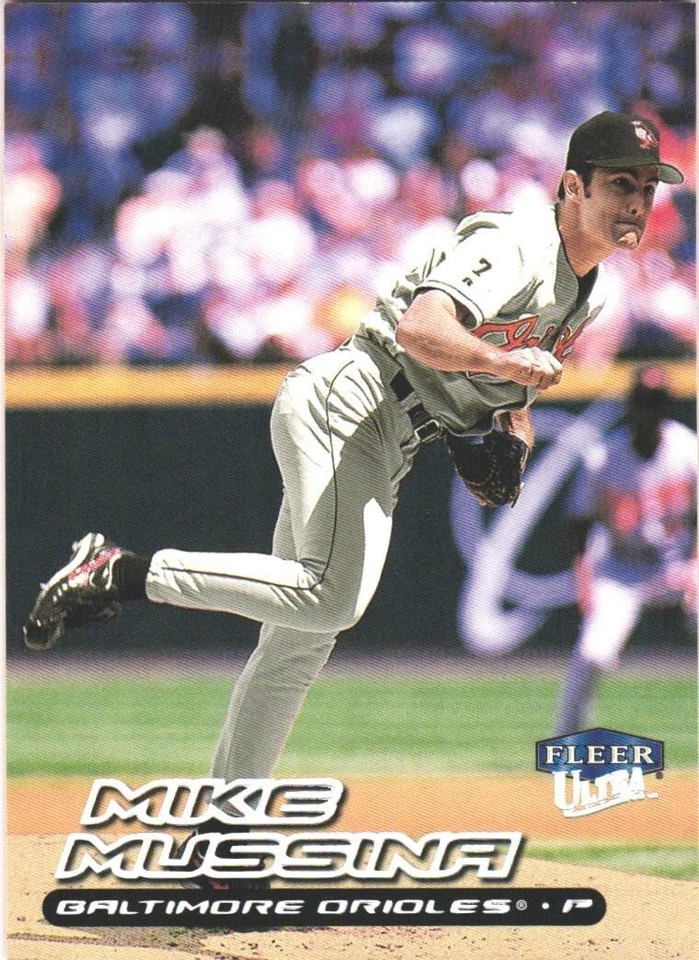 2000 Fleer Ultra - #190 Mike Mussina Baltimore Orioles - Image 1 of 2