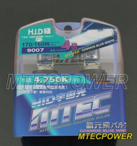 MTEC 9007 4X XENON COSMOS BLUE WHITE HEADLIGHT BULBS - Foto 1 di 1