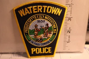 police patch WATERTOWN POLICE MASSACHUSETTS - Picture 1 of 1