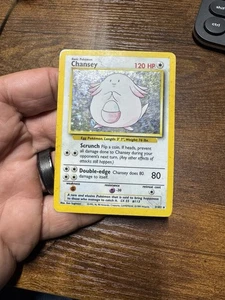 Pokemon Karte - Chansey Holo Rare Base Set 3/102 - Bild 1 von 2